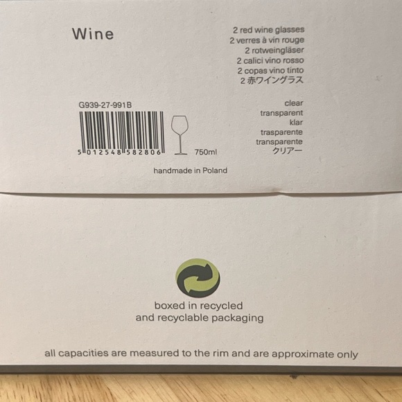 LSA Clear Red Wine Glasses, Set of 2 BNIB - Picture 11 of 11